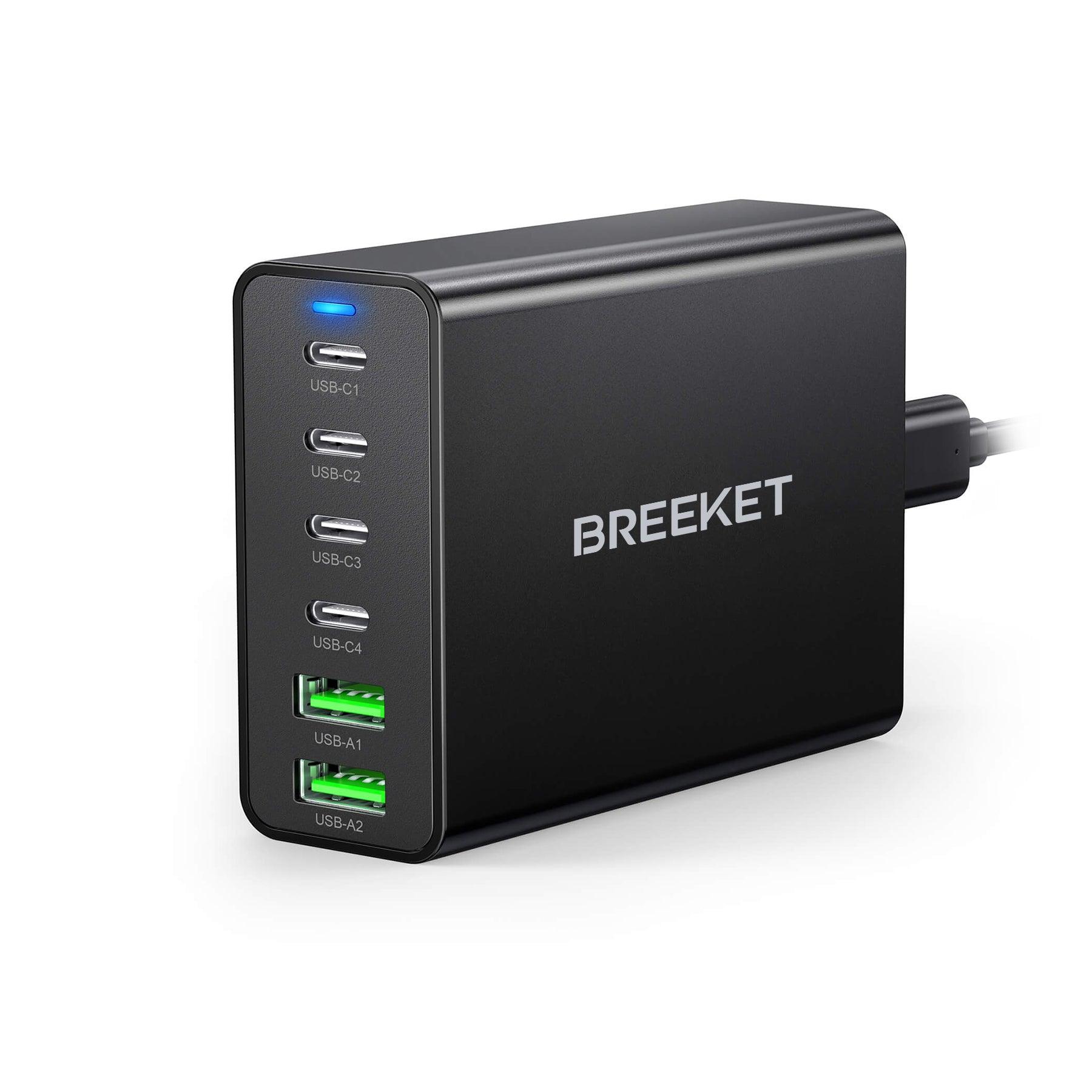 BREEKET 6-in-1 Fast Charger 100W - BREEKET