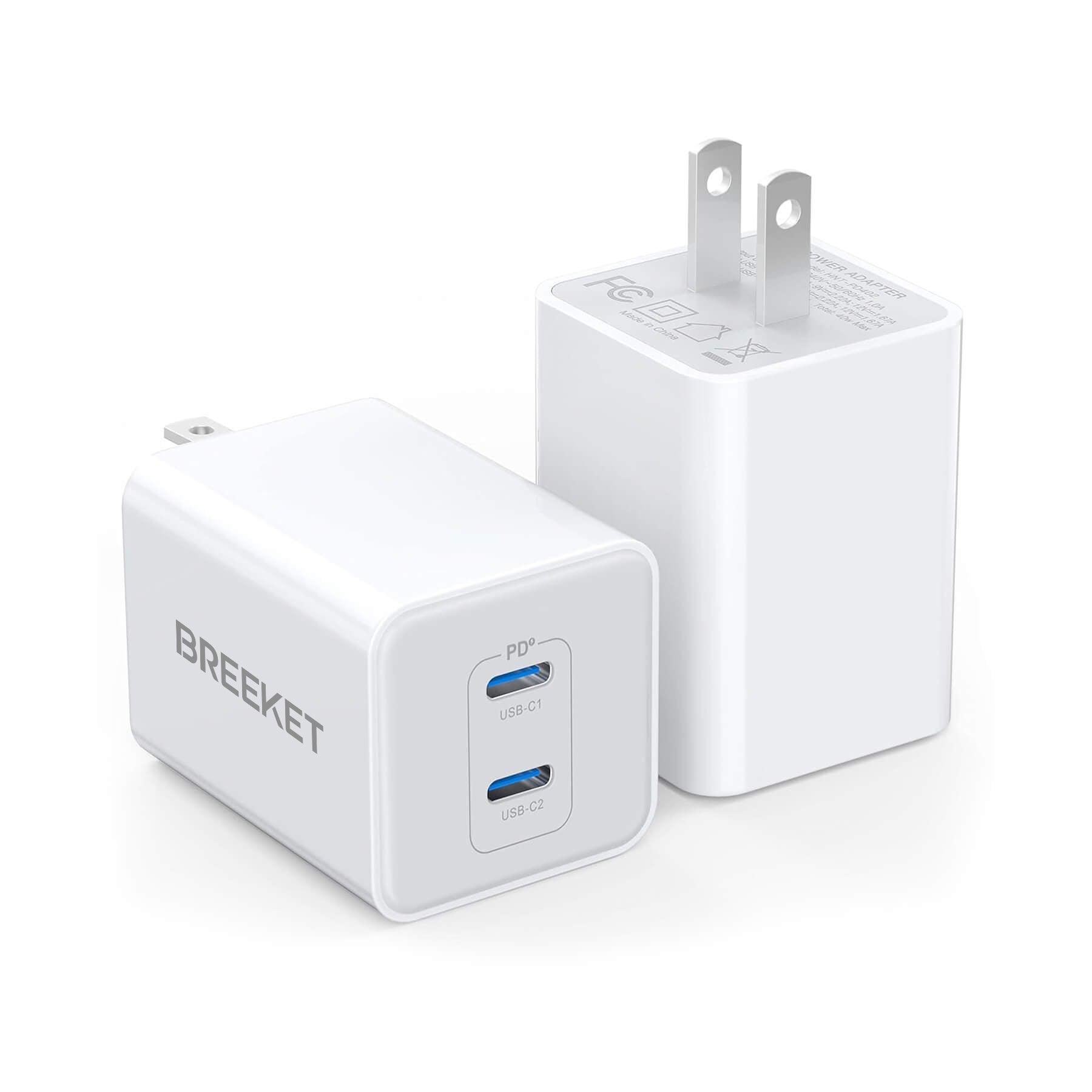 BREEKET 2-in-1 USBC Wall Charger 40W - BREEKET